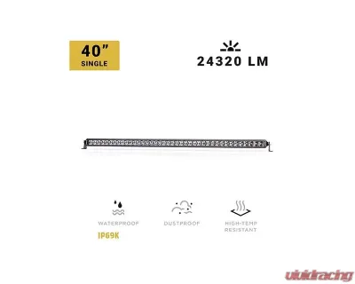 North Lights 40" Single Row Spot/Flood Combo LED Light Bar - NRTH-LB-SR-40-C