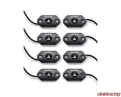 North Lights Single 6-Piece Color Changing RGB LED Rock Light - NRTH-RL-6-RGB