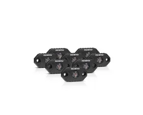 North Lights 8-Piece Amber LED Rock Light