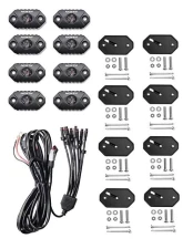 North Lights 8-Piece Red LED Rock Light                                     - NRTH-RL-8-R - Image 3