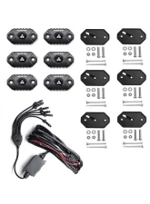 North Lights 8-Piece Color Changing RGB LED Rock Light                                     - NRTH-RL-8-RGB - Image 2