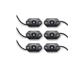 North Lights 8-Piece Color Changing RGB LED Rock Light