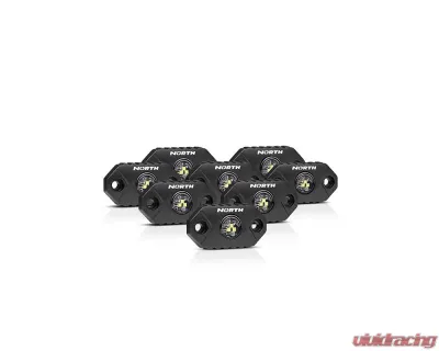 North Lights 8-Piece Bright White LED Rock Light - NRTH-RL-8-W