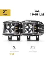 North Lights 2" Spot Beam LED Side Light Pod                                     - NRTH-SL-2-S - Image 4