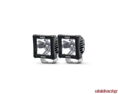 North Lights 3" RGB Cube Light w/ 2" LED Spot Beam - NRTH-PD-2-RGB