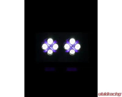 North Lights 4" RGB Round Light w/ Flood Beam - NRTH-RD-4-RGB