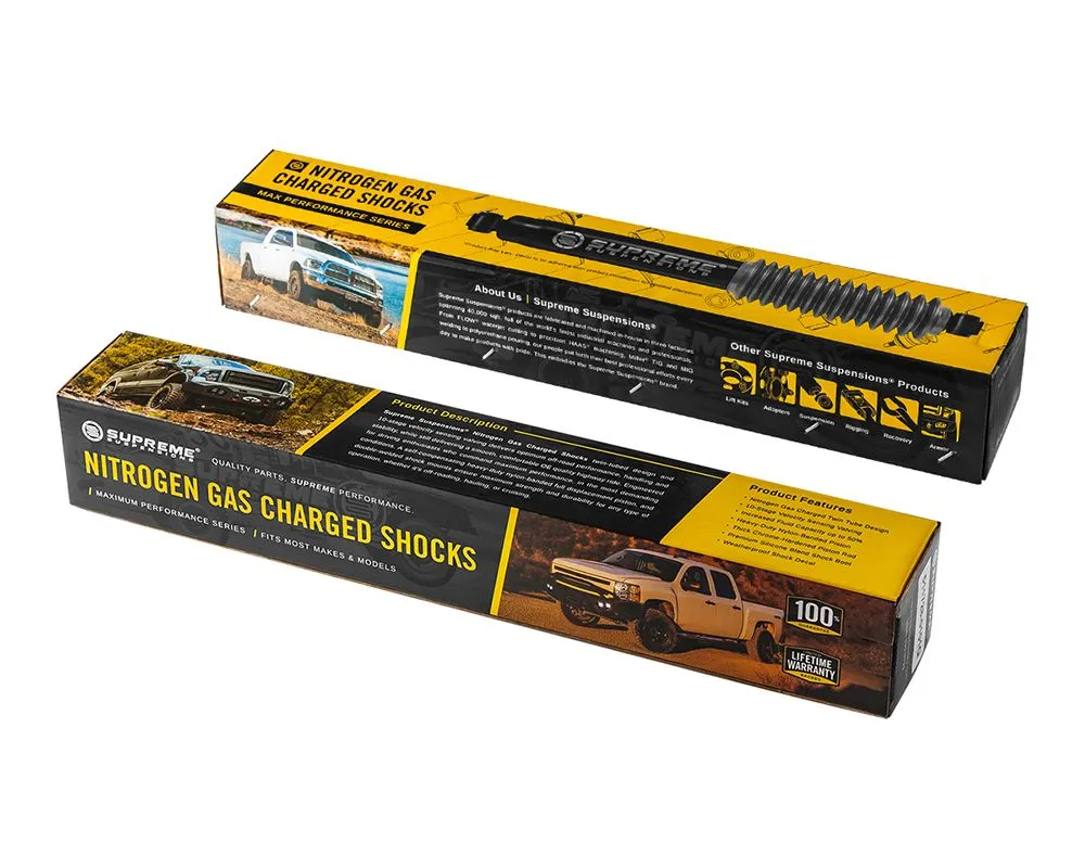 Supreme Suspensions Nitrogen-Charged Shocks for Jeep Grand