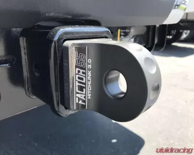 Factor 55 HitchLink 3.0 Reciever Shackle Mount 3 Inch Receivers Anodized Gray - 00027-06