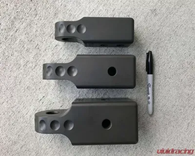 Factor 55 HitchLink 3.0 Reciever Shackle Mount 3 Inch Receivers Anodized Gray - 00027-06