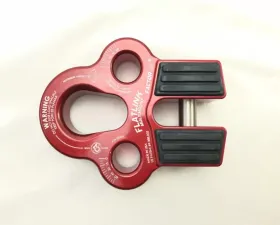 Factor 55 Flatlink Winch Line Shackle Mount Foldable Multimount Red