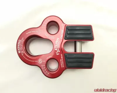 Factor 55 Flatlink Winch Line Shackle Mount Foldable Multimount Red - 00225-01