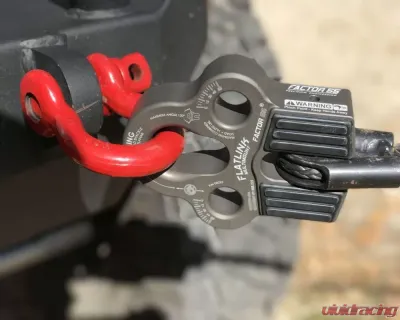 Factor 55 Flatlink Winch Line Shackle Mount Foldable Multimount Gray - 00225-06