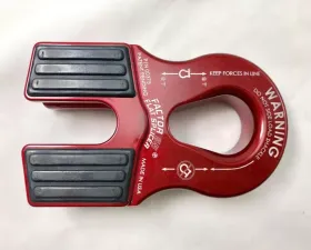 Factor 55 Winch Line Shackle Mount Splice On Foldable Red
