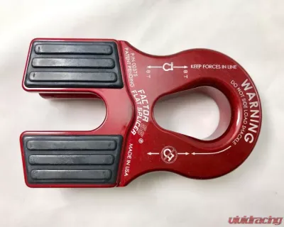 Factor 55 Winch Line Shackle Mount Splice On Foldable Red - 00375-01
