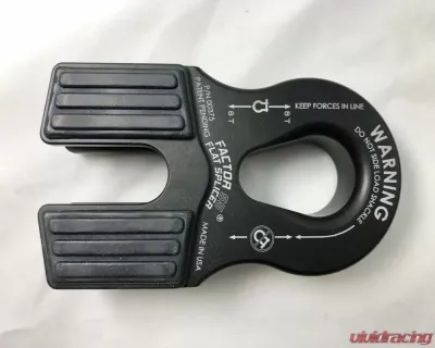 Factor 55 Winch Line Shackle Mount Splice On Foldable Black - 00375-04