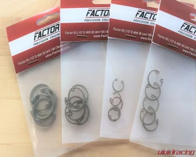 Factor 55 ProLink XTV | UltraHook XTV | FlatLink XTV Internal Snap Ring Set of 5 - 10510