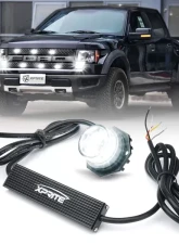 Xprite White Conceal Series LED Hide-A-Way Emergency Strobe Light                                     - 52014-W - Image 2