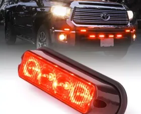 Xprite Red Marker Series 4W Surface Mount Grille Strobe Light Head