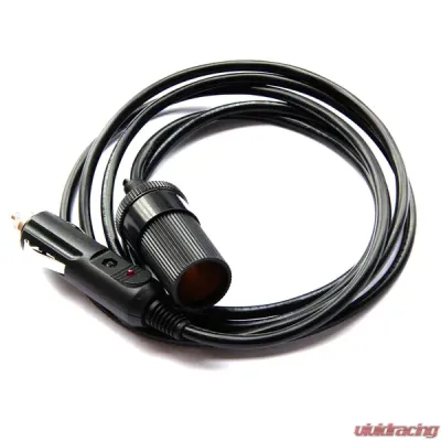 Xprite 12V 6.5' Cigarette Extender Extension Cord/Cable/Wire with Cigarette Lighter Plug - CIGA-EXT-001-2M