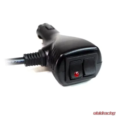 Xprite 12V 10ft Cigarette Lighter Extension Wire With On Off Switches - CIGA-EXT-003-10FT