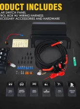 Xprite 4 Rocker Switch Pod Control System Jeep Wrangler JK JKU 2007-2018                                     - CS-4SWITCH-G1 - Image 2