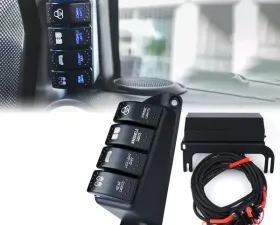 Xprite 4 Rocker Switch Pod Control System Jeep Wrangler JK JKU 2007-2018