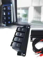 Xprite 4 Rocker Switch Pod Control System Jeep Wrangler JK JKU 2007-2018                                     - CS-4SWITCH-G1 - Image 2