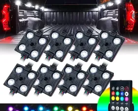 Xprite 8 RGB LED Light Pod Set