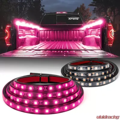 Xprite Pink Spire 2 Series LED Truck Bed Light Strips - DL-TBL-2-PK