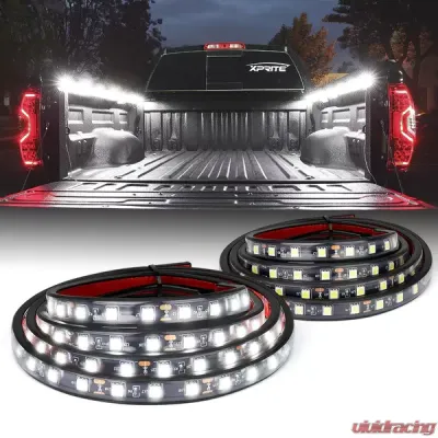 Xprite White Spire 2 Series LED Truck Bed Light Strips - DL-TBL-2-W
