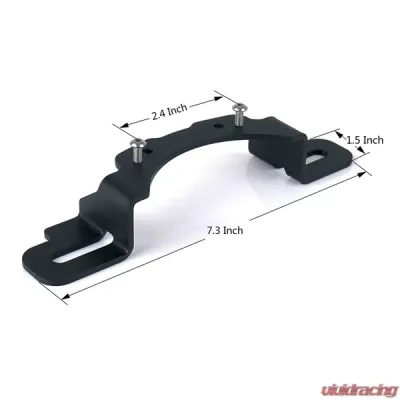 Xprite 4" Fog Light Mounting Bracket Jeep Wrangler 2013-2020 - FL-R4IN-BRACKET-G1