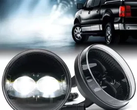 Xprite White LED Fog Lights GMC Sierra 1500 2007-2013