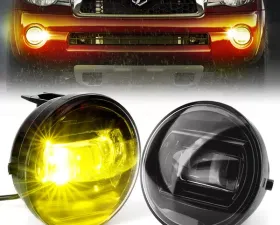 Xprite Dual Color White/Amber LED Fog Lights Toyota Tacoma | Solara | Sequoia 2004-2015