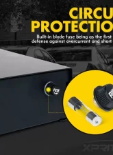 Xprite 100W 7 Tone PA System Emergency Vehicle Siren Speaker PA System with Handheld Microphone                                     - SIREN-100W - Image 4