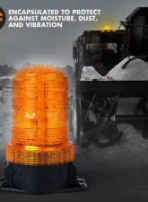 Xprite Compact G1 Series 30 LED Screw Mounted Beacon Strobe Light                                     - SL-126-Y - Image 2