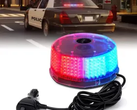 Xprite Red/Blue Sun Beam Series 240 LED High Intensity Strobe and Rotating Light Beacon