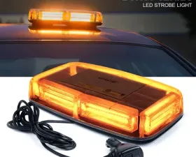 Xprite Amber Burst Series COB LED 30W Rooftop Strobe Light with Magnetic Base