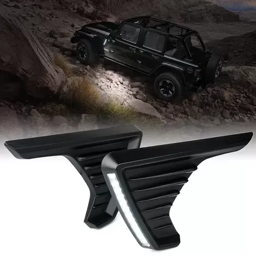 Xprite Sidetrack LED Fender Lights Jeep Wrangler JL | Gladiator 2018-2022 - ST-JL-G1