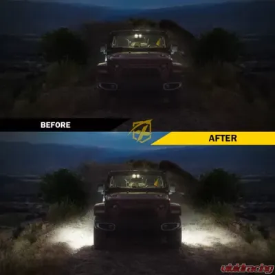 Xprite Sidetrack LED Fender Lights Jeep Wrangler JL | Gladiator 2018-2022 - ST-JL-G1