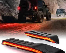 Xprite High Mount Brake Lights with Turn Signal & Reverse Lights Jeep Wrangler JK 2007-2018
