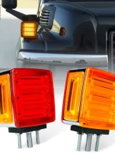 Xprite Pillar Series LED Dual Face Truck Fender Pedestal Marker Lights                                     - TS-TRUCK-G1 - Image 2