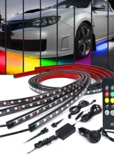 Xprite Throwback Series 8 Color LED RGB Underbody Glow Kit with IR Remote Control                                     - UGL-62709-G2 - Image 2