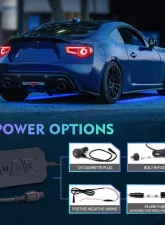 Xprite Warfare Series LED RGB Underbody Glow Kit with Bluetooth & Remote Control                                     - UGL-62712-G2 - Image 2