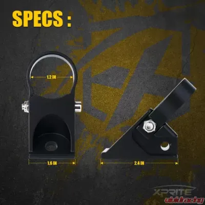 Xprite 1.2" Rollbar Mount Universal Pillar Light Brackets - UTV-BRACKET-G14-1.2IN
