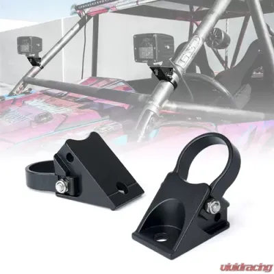 Xprite 1.5" Rollbar Mount Universal Pillar Light Brackets - UTV-BRACKET-G14-1.5IN