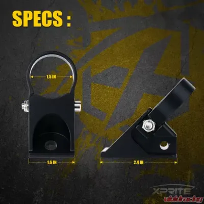 Xprite 1.5" Rollbar Mount Universal Pillar Light Brackets - UTV-BRACKET-G14-1.5IN