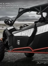 Xprite 4 Door Front Lower Door Inserts Can-Am Maverick X3 Turbo 2017-2020                                     - UTV-C4D-G2 - Image 2