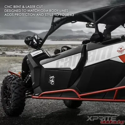 Xprite 4 Door Front Lower Door Inserts Can-Am Maverick X3 Turbo 2017-2020 - UTV-C4D-G2