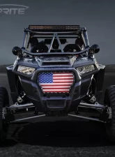 Xprite Black Steel US Flag Mesh Grille Polaris RZR 1000 XP Turbo 2017-2018                                     - UTV-PG-G2-FLAG - Image 2