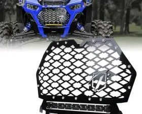 Xprite Black Steel Mesh Grille with 14